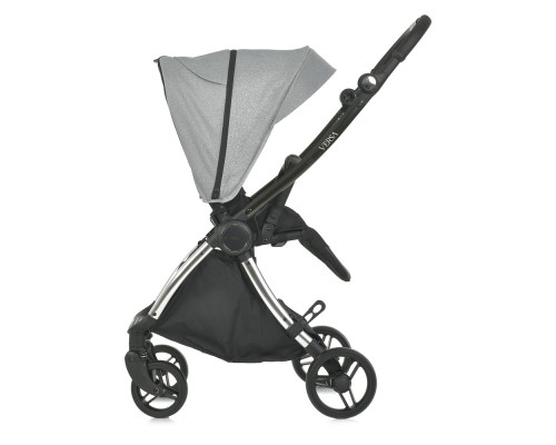 Дитяча прогулянкова коляска-книжка ME 1078 VERSA Melange Gray сіра