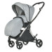 Дитяча прогулянкова коляска-книжка ME 1078 VERSA Melange Gray сіра