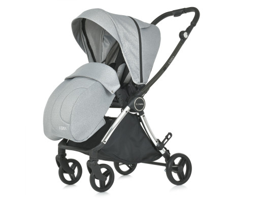 Дитяча прогулянкова коляска-книжка ME 1078 VERSA Melange Gray сіра
