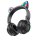 Бездротові Bluetooth навушники Borofone BO18 Cat Ear Чорний
