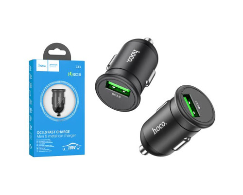 Зарядний пристрій HOCO Z43 QC3.0 (1USB/18W)