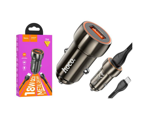 Зарядний пристрій HOCO Z46 Micro QC3.0 (1USB/18W)