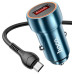 Зарядний пристрій HOCO Z46 Micro QC3.0 (1USB/18W) Blue