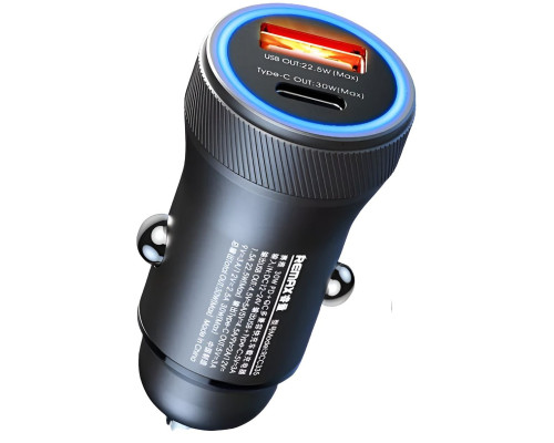 Автомобільний зарядний пристрій REMAX RCC-335 PD30W+QC3.0 
