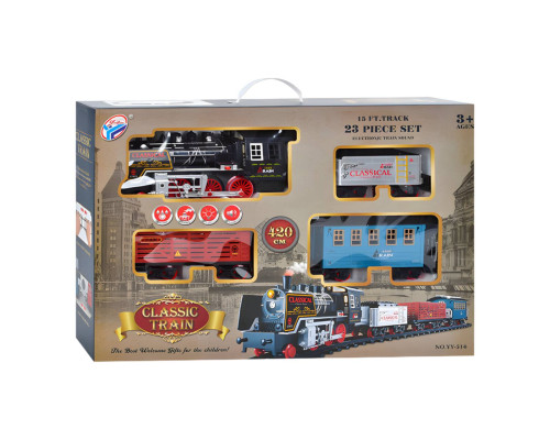 Дитяча залізниця Classic Train зі звуком і світлом (YY-514)