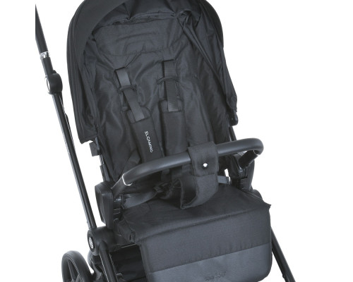 Дитяча прогулянкова коляска-книжка ME 1138 SPIN 360 Black чорна