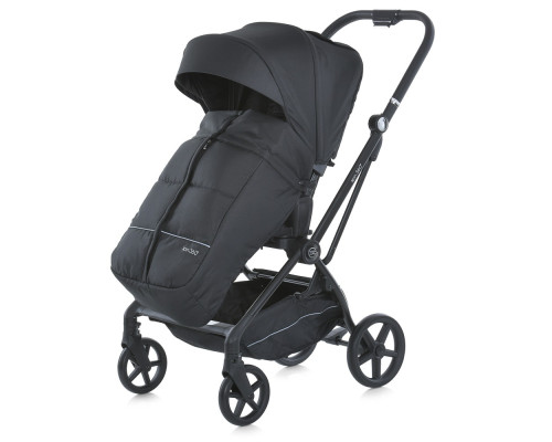 Дитяча прогулянкова коляска-книжка ME 1138 SPIN 360 Black чорна