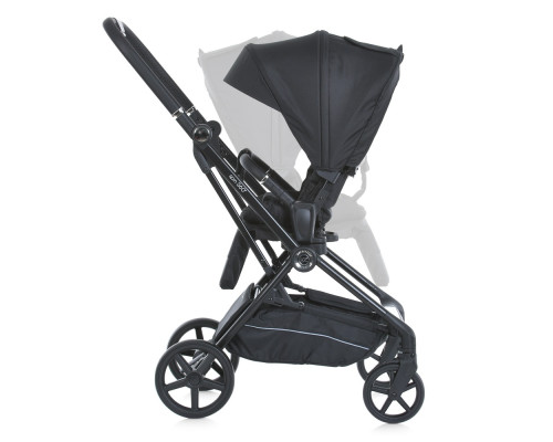 Дитяча прогулянкова коляска-книжка ME 1138 SPIN 360 Black чорна