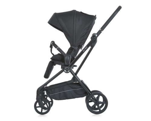 Дитяча прогулянкова коляска-книжка ME 1138 SPIN 360 Black чорна