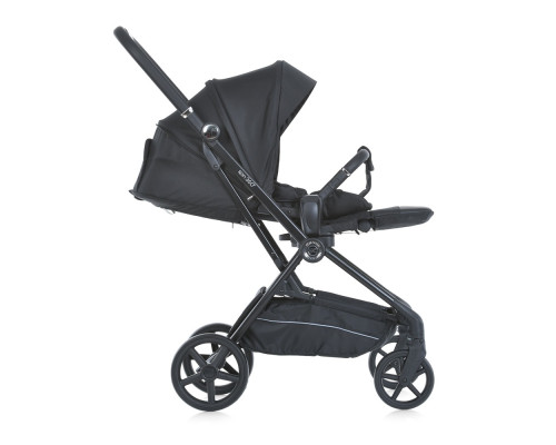 Дитяча прогулянкова коляска-книжка ME 1138 SPIN 360 Black чорна