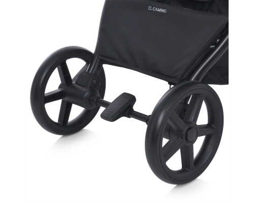 Дитяча прогулянкова коляска-книжка ME 1138 SPIN 360 Black чорна