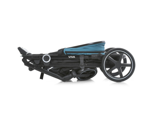 Дитяча прогулянкова коляска-книжка M 5723 VIVA Pine blue блакитна