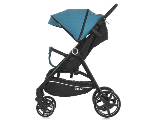 Дитяча прогулянкова коляска-книжка M 5723 VIVA Pine blue блакитна