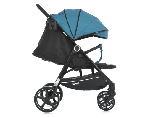 Дитяча прогулянкова коляска-книжка M 5723 VIVA Pine blue блакитна