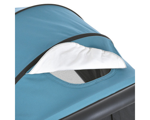 Дитяча прогулянкова коляска-книжка M 5723 VIVA Pine blue блакитна