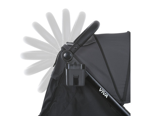 Дитяча прогулянкова коляска-книжка M 5723 VIVA Ash gray сіра