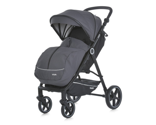 Дитяча прогулянкова коляска-книжка M 5723 VIVA Ash gray сіра