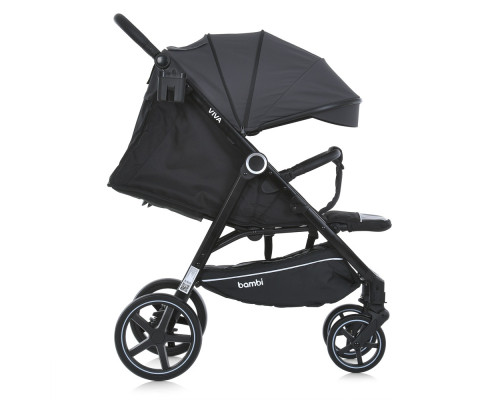 Дитяча прогулянкова коляска-книжка M 5723 VIVA Ash gray сіра