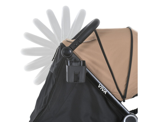 Дитяча прогулянкова коляска-книжка M 5723 VIVA Beige бежева