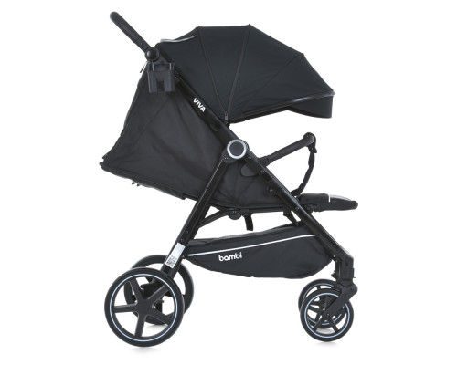 Дитяча прогулянкова коляска-книжка M 5723 VIVA Black чорна