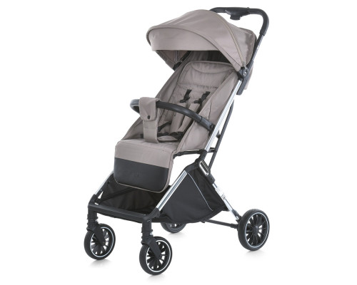 Дитяча прогулянкова коляска-книжка ME 1129 LINK Beige Striped бежева