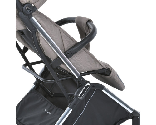 Дитяча прогулянкова коляска-книжка ME 1129 LINK Beige Striped бежева