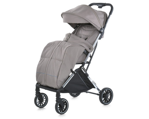 Дитяча прогулянкова коляска-книжка ME 1129 LINK Beige Striped бежева