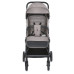 Дитяча прогулянкова коляска-книжка ME 1129 LINK Beige Striped бежева