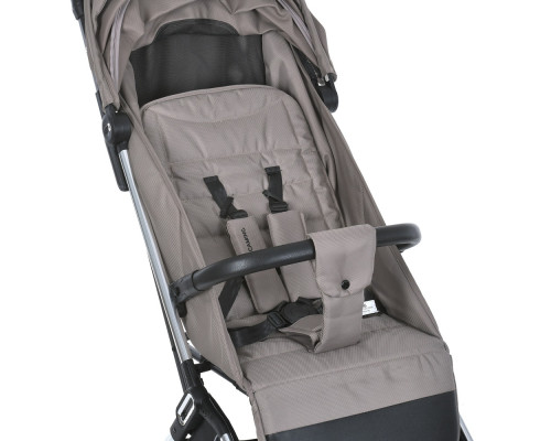 Дитяча прогулянкова коляска-книжка ME 1129 LINK Beige Striped бежева