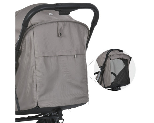 Дитяча прогулянкова коляска-книжка ME 1129 LINK Beige Striped бежева
