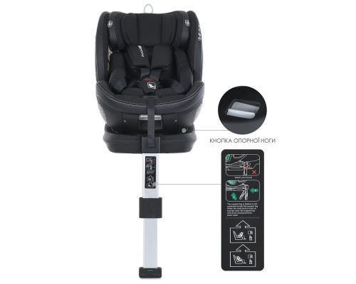 Автокрісло дитяче ME 1109 i-BASE Jet Black
