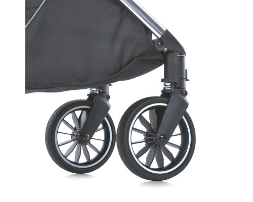Дитяча прогулянкова коляска-книжка ME 1129 LINK Black Striped чорна