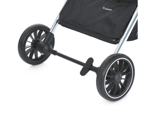 Дитяча прогулянкова коляска-книжка ME 1129 LINK Black Striped чорна