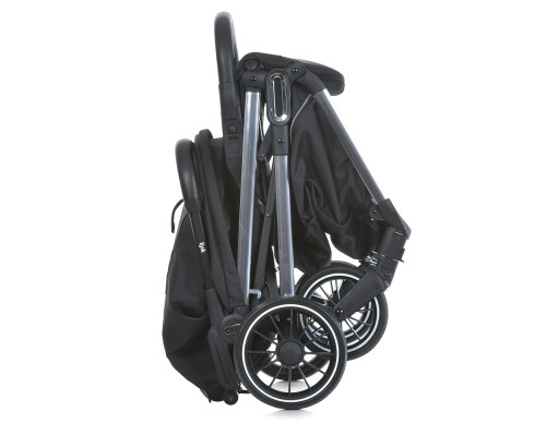 Дитяча прогулянкова коляска-книжка ME 1129 LINK Black Striped чорна
