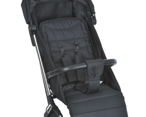 Дитяча прогулянкова коляска-книжка ME 1129 LINK Black Striped чорна
