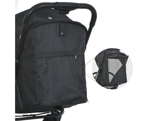 Дитяча прогулянкова коляска-книжка ME 1129 LINK Black Striped чорна