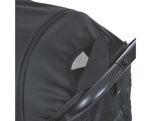 Дитяча прогулянкова коляска-книжка ME 1129 LINK Black Striped чорна