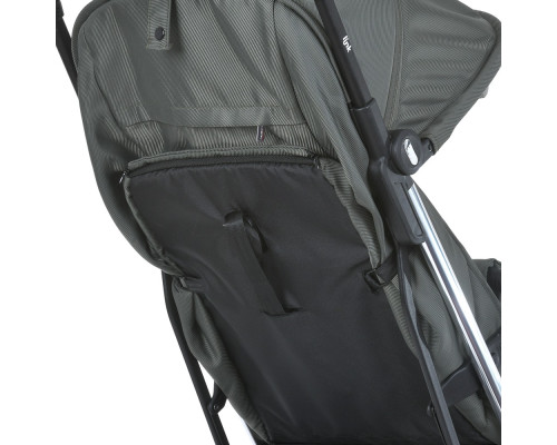Дитяча прогулянкова коляска-книжка ME 1129 LINK Moss Striped темно-зелена