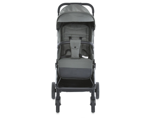 Дитяча прогулянкова коляска-книжка ME 1129 LINK Moss Striped темно-зелена