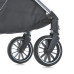 Дитяча прогулянкова коляска-книжка ME 1129 LINK Silver Striped срібна