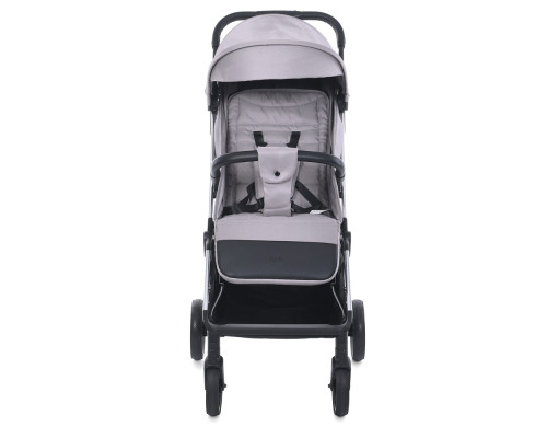 Дитяча прогулянкова коляска-книжка ME 1129 LINK Silver Striped срібна