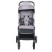 Дитяча прогулянкова коляска-книжка ME 1129 LINK Silver Striped срібна