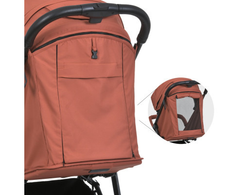 Дитяча прогулянкова коляска-книжка M 4249-2 Orange Matt помаранчева