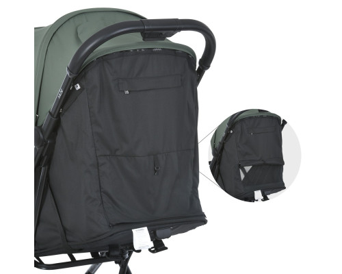 Дитяча прогулянкова коляска-книжка ME 1118 MUSE Khaki Green зелена