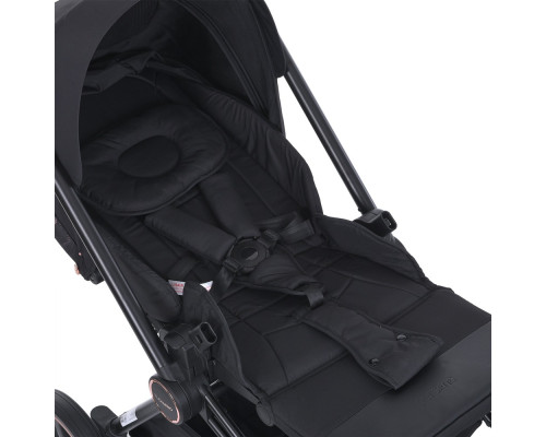 Дитяча універсальна коляска-книжка 2в1 ME 1091-B PERSONA Black чорна