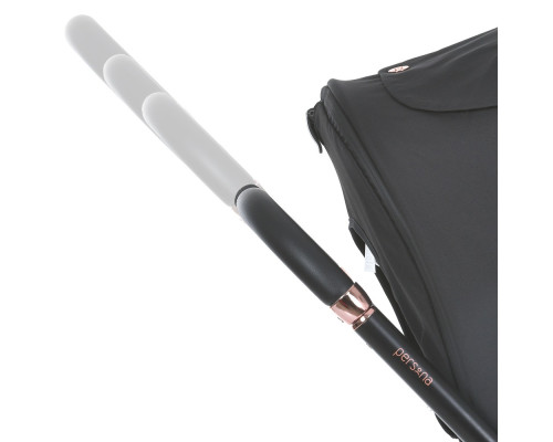 Дитяча універсальна коляска-книжка 2в1 ME 1091-B PERSONA Black чорна
