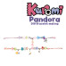 Набір для плетіння браслетів Pandora Kuromi у сумочці (730)