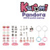 Набір для плетіння браслетів Pandora Kuromi у сумочці (730)