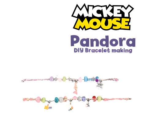 Набір для плетіння браслетів Pandora Mickey Mouse у сумочці (753)