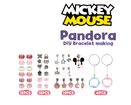 Набір для плетіння браслетів Pandora Mickey Mouse у сумочці (753)